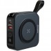 УМБ Energizer Magnetic Wireless 10000mAh 20W PD 3A AC QI-15W built-in 1Type-C 1USB In/Out Balck