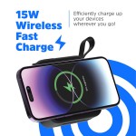 УМБ Energizer Magnetic Wireless 10000mAh 20W PD 3A AC QI-15W built-in 1Type-C 1USB In/Out Balck УМБ Energizer Magnetic Wireless 10000mAh 20W PD 3A AC QI-15W built-in 1Type-C 1USB In/Out Balck