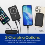 УМБ Energizer Magnetic Wireless 10000mAh 22.5W PD 5A 1Type-C 1USB In/Out Black УМБ Energizer Magnetic Wireless 10000mAh 22.5W PD 5A 1Type-C 1USB In/Out Black