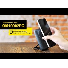 УМБ Energizer Magnetic Wireless 10000mAh 22.5W PD 5A 1Type-C 1USB In/Out Black