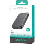 УМБ Joyroom Magnetic Wireless 10000mAh JR-W020 20W 3A 1Type-C 1USB In/Out Black