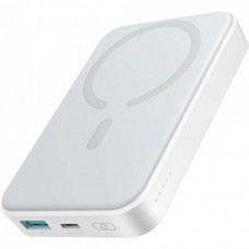 УМБ Joyroom Magnetic Wireless 10000mAh JR-W020 20W 3A 1Type-C 1USB In/Out White