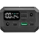 УМБ Sandberg 27000mAh Laptop DC12–24v 100W PD 5A QC3.0 1USB 2Type-C 2DC QI-10W Black