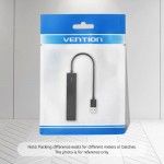 USB HUB Vention 5 в 1 Type-C-USB 4USB 1Type-C 3.2 Gen2 2A 10Gbps 0.15m Black (CHOBB)