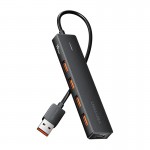 USB HUB Vention 5 в 1 Type-C-USB 4USB 1Type-C 3.2 Gen2 2A 10Gbps 0.15m Black (CHOBB)