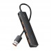 USB HUB Vention 5 в 1 Type-C-USB 4USB 1Type-C 3.2 Gen2 2A 10Gbps 0.15m Black (CHOBB)