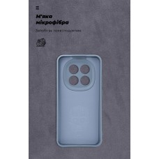 Чехол накладка ArmorStandart TPU ICON для Xiaomi Redmi Note 15 Pro 5G Camera cover Winter Blue (ARM89822)