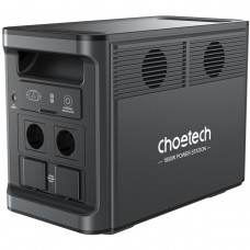 Зарядна станція Choetech BS065 1800Вт (1536Вт/г) AC LiFePo4 MPPT UPS USB-C PD 100W Black