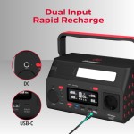 Зарядна станція Energizer 300Вт (293Вт/г) DC Li-ion MPPT QI-10W USB-C PD 60Вт ліхтар Зарядна станція Energizer 300Вт (293Вт/г) DC Li-ion MPPT QI-10W USB-C PD 60Вт ліхтар