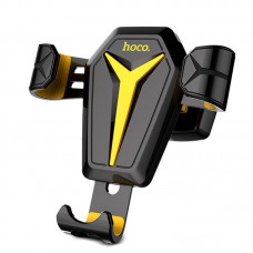 Автодержатель Hoco CA22 дефлектор Black/Yellow