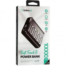 УМБ Power Bank Gelius Pro Soft 2 GP-PB10-011 2USB 2A 10000mAh Black