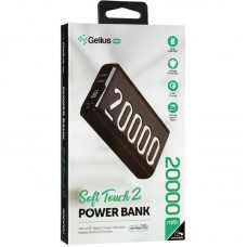 УМБ Power Bank Gelius Pro Soft 2 GP-PB20-012 2USB 2A 20000mAh Black