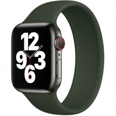Ремешок TPU SK Solo Loop для Apple Watch 38 40mm Olive Green (S)