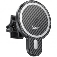 Автодержатель Hoco CA85 Wireless 15W дефлектор Black