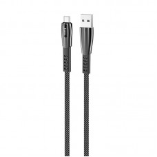Кабель USB-MicroUSB Hoco U70 Splendor 2.4A Dark/Grey 1.2m