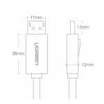 Кабель DisplayPort-DisplayPort V1.2 Ugreen DP102 2m Black (10211)
