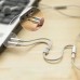 Кабель Audio 3.5мм-3.5мм Ugreen AV140 2xF/M 0.2m White (10790)