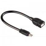 Кабель MiniUSB-OTG 2.0 (5 pin) Atcom 0.1m Black