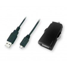 АЗУ Global MSH-SC-031 1USB 2.1A Black + cable USB-MicroUSB (1283126445767)