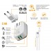 Сетевое зарядное устройство Intaleo TCG242 2USB 2.4A White (1283126477454) + cable USB-Lightning