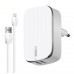 Сетевое зарядное устройство Intaleo TCG242 2USB 2.4A White (1283126477454) + cable USB-Lightning