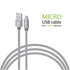 Кабель Intaleo USB-MicroUSB 1m CBGNYM1 Grey (1283126477676)