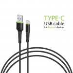 Кабель Intaleo USB-Type-C 0.2m CBFLEXT0 Black (1283126487446)