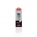 Кабель Intaleo USB-Type-C 1.2m CBFLEXT1 Black (1283126487484)