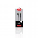 Кабель Intaleo USB-MicroUSB 3m CBFLEXM3 Black (1283126487491)