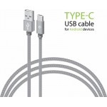Кабель Intaleo CBGNYT1 USB-Type-C 2m Grey (1283126489136)