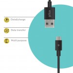 Кабель Piko CB-UT10 USB-Type-C 0.2m Black (1283126493843)