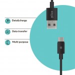 Кабель Piko CB-UM12 USB-MicroUSB 2m Black (1283126493881)