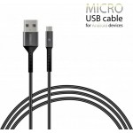 Кабель Intaleo USB-MicroUSB 1.2m CB0 Black/Grey (1283126495649)