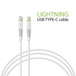 Кабель Intaleo Type-C-Lightning 1.2m CBFLEXTL1 White (1283126504099)