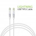Кабель Intaleo Type-C-Lightning 1.2m CBFLEXTL1 White (1283126504099)