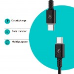 Кабель Piko CB-TT11 Type-C-Type-C 1.2m Black (1283126504105)