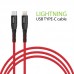 Кабель Intaleo Type-C-Lightning 1.2m CBRNYTL1 Red (1283126504129)