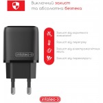Сетевое зарядное устройство Intaleo TCGQPD220 1Type-C 1USB 3A Black (1283126509995)