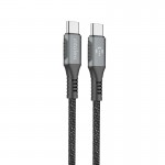 Кабель Type-C-Type-C Intaleo CBGPD60WTT2 60W 2m Grey (1283126518102)