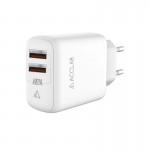 Сетевое зарядное устройство AccLab AL-TC224 2USB 2.4A 12W White (1283126538834)