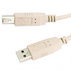 Кабель USB-Type-B 2.0 AM/BM Atcom 1.8m White