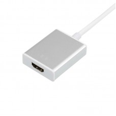 Адаптер Type-C-HDMI Atcom 0.1m White (13888)