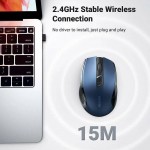 Мышь Wireless Ugreen MU006 4000 dpi Blue (15064)