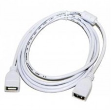 Кабель USB-USB 2.0 AF/AF Atcom 1.8m White