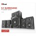 Акустическая система Trust 5.1 Vigor Surround Speaker System Black (22236)