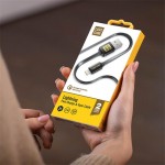 Кабель USB-Lightning Luxe Cube Flat QC 3.0 1m Black (2231252964019)