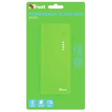 УМБ Trust Primo 10000mAh 2USB 2.1A Green (22748)