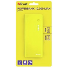 УМБ Trust Primo 10000mAh 2USB 2.1A Yellow (22753)