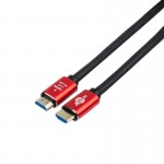 Кабель HDMI-HDMI ver 2.0 4K Atcom 5m Red/Gold пакет (24945)