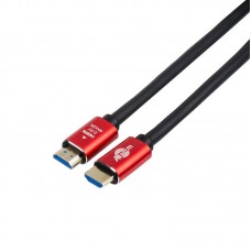 Кабель HDMI-HDMI ver 2.0 4K Atcom 5m Red/Gold пакет (24945)